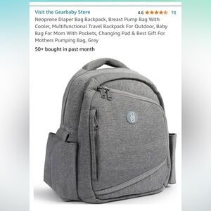 Neoprene Diaper Bag/Pump Bag - Brand New